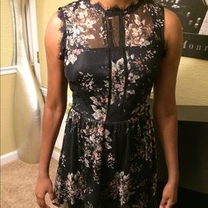 Black Floral Dress